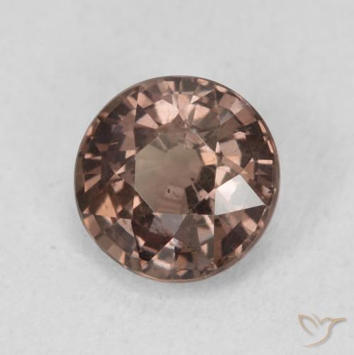 Granato cangiante Marrone Chiaro Medio naturale da 1.29 ct, Rotondo, VS