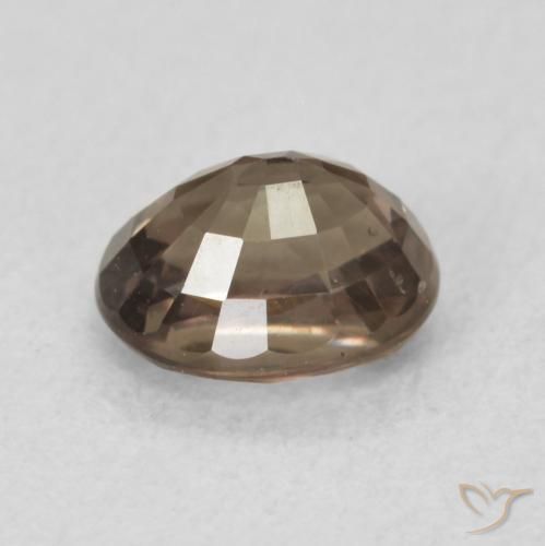 Granato cangiante Marrone scuro naturale da 0.98 ct, Ovale, VVS