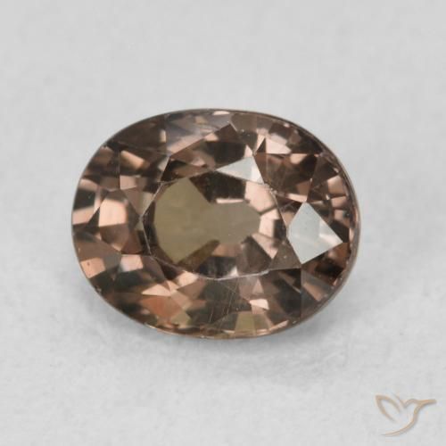 Granato cangiante Marrone scuro naturale da 1.05 ct, Ovale, VVS