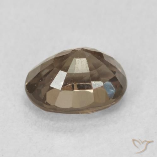 Granato cangiante Marrone scuro naturale da 1.05 ct, Ovale, VVS