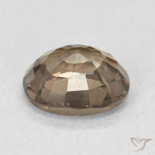 Granato cangiante Marrone scuro naturale da 1.16 ct, Ovale, VVS