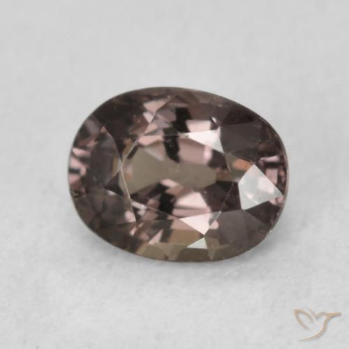 Granato cangiante marrone pecan naturale da 0.92 ct, Ovale, VVS
