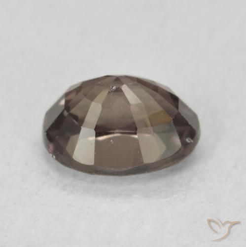 Granato cangiante marrone pecan naturale da 0.92 ct, Ovale, VVS