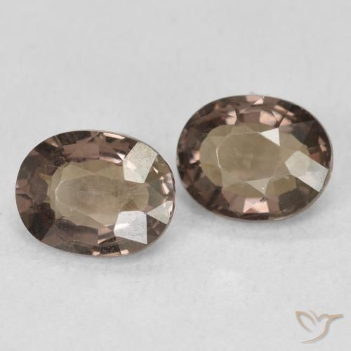 Gemme di Granato cangiante Marrone Chiaro Medio naturale da 2.23 ct, Ovale, VVS