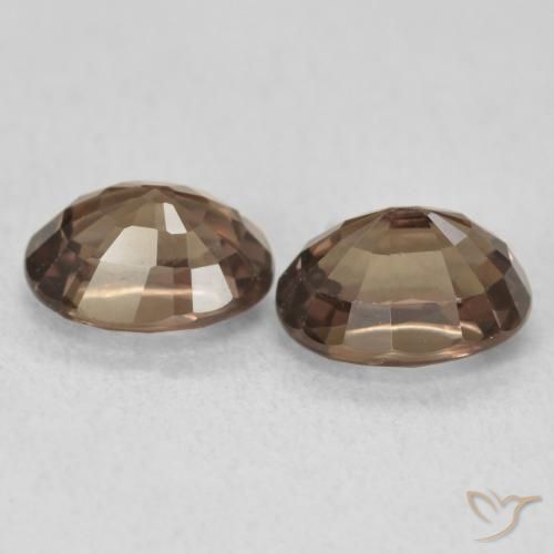 Gemme di Granato cangiante Marrone Chiaro Medio naturale da 2.84 ct, Ovale, VVS-VS