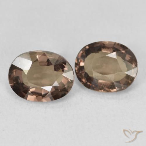 Gemme di Granato cangiante Marrone Chiaro Medio naturale da 2.05 ct, Ovale, VS