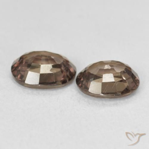 Gemme di Granato cangiante Marrone Chiaro Medio naturale da 2.05 ct, Ovale, VS