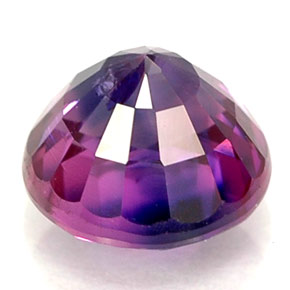 Zaffiro cangiante naturale multicolore da 1,22 ct, taglio rotondo, VS-SI