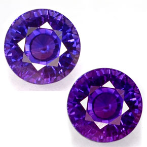 Zaffiro cangiante naturale multicolore da 1,04 ct, taglio rotondo, VS-SI
