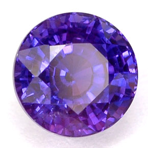 Zaffiro cangiante naturale multicolore da 1,04 ct, taglio rotondo, VS-SI