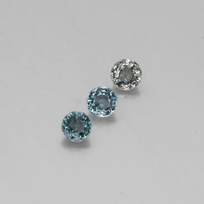 Gemme di zaffiro cangiante multicolore naturale da  ct, taglio rotondo, VVS-VS