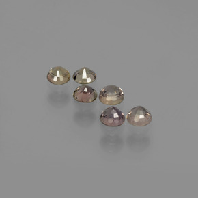 Gemme di zaffiro cangiante multicolore naturale da  ct, taglio rotondo, VS