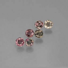 Zaffiro cangiante Multicolore naturale da 1.67 ct, Taglio rotondo, VS