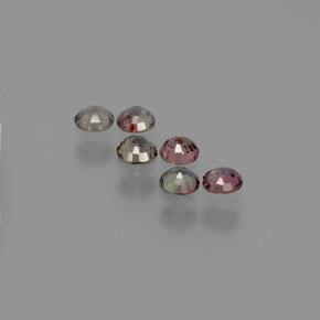 Zaffiro cangiante Multicolore naturale da 1.67 ct, Taglio rotondo, VS