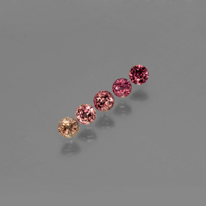 Gemme di Zaffiro cangiante Multicolore naturale da  ct, Taglio rotondo, VS