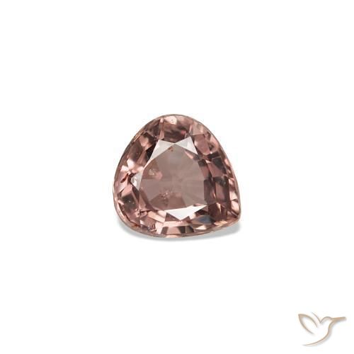 Zaffiro cangiante Marrone Chiaro Medio naturale da 0.18 ct, Forma a pera, VS