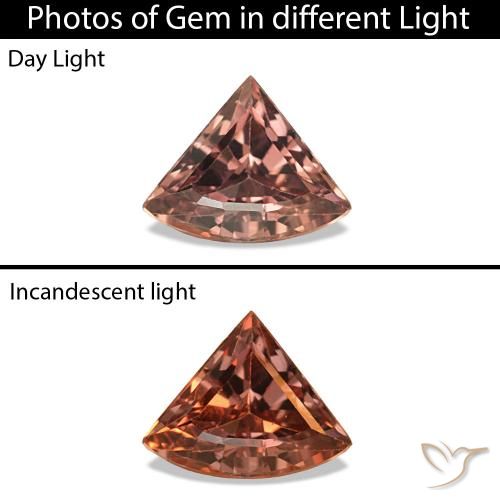 0.26ct Marrone Chiaro Medio Zaffiro cangiante, Taglio a fantasia, VVS