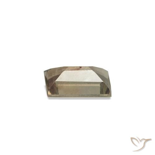 Zaffiro cangiante Giallo chiaro naturale da 0.24 ct, Taglio a baguette, VVS-VS