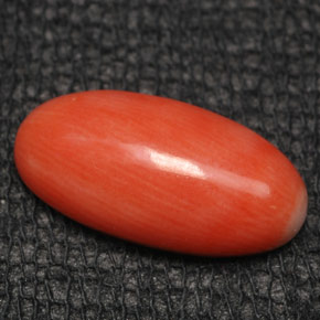 Corallo Color salmone naturale da 2.83 ct, Taglio ovale, Opaco