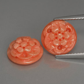 Corallo naturale rosa da  ct, forma fantasia, opaco