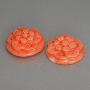 Corallo naturale rosa da  ct, forma fantasia, opaco