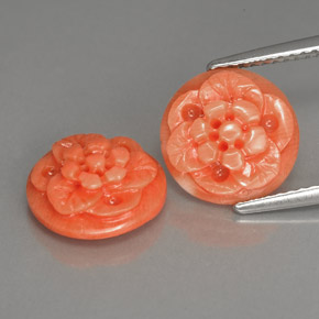 Corallo naturale rosa da  ct, forma fantasia, opaco