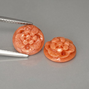 Corallo naturale rosa da  ct, forma fantasia, opaco