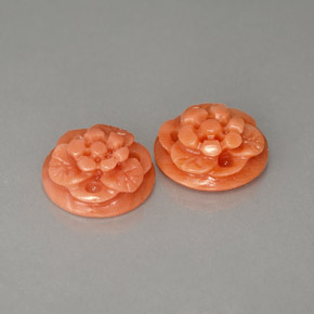 Corallo naturale rosa da  ct, forma fantasia, opaco