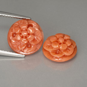 Corallo naturale rosa da  ct, forma fantasia, opaco