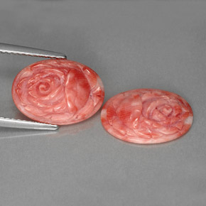 Gemme di Corallo Color salmone naturale da  ct, Forma fantasia, Opaco