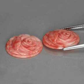 Corallo naturale rosa da  ct, forma fantasia, opaco