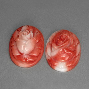 Corallo naturale rosa da  ct, forma fantasia, opaco
