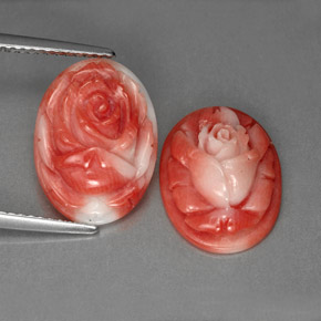 Corallo naturale rosa da  ct, forma fantasia, opaco