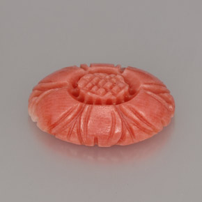 Corallo naturale rosa da 4,16 ct, forma fantasia, opaco