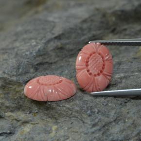 Corallo naturale rosa da  ct, forma fantasia, opaco