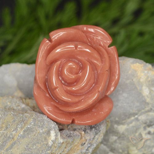 14.58ct Naturale Salmon Pink   Corallo, Taglio a fantasia, Opaco