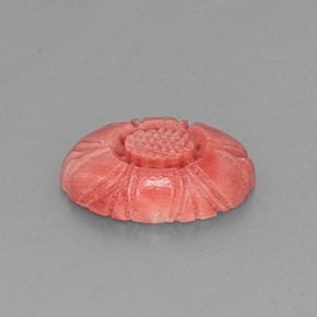 Corallo naturale rosa da 3,52 ct, forma fantasia, opaco