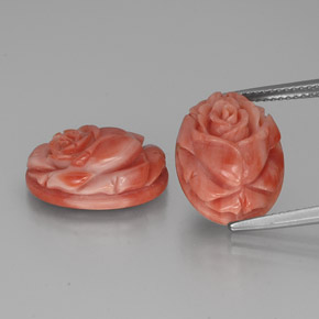 Corallo naturale rosa da  ct, forma fantasia, opaco