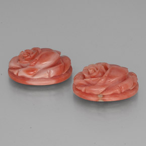 Corallo naturale rosa da  ct, forma fantasia, opaco