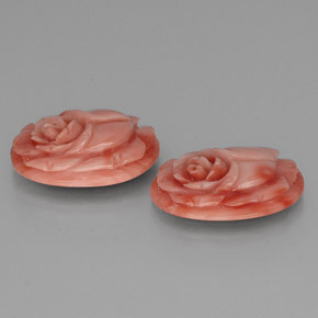 Corallo naturale rosa da  ct, forma fantasia, opaco