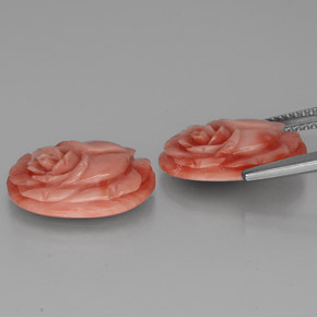 Corallo naturale rosa da  ct, forma fantasia, opaco