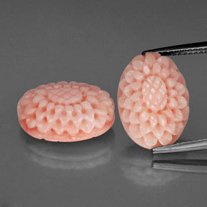 Corallo naturale rosa da  ct, forma fantasia, opaco