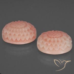 Gemme di Corallo Rosa medio naturale da 17.76 ct, Taglio a fantasia, Opaco