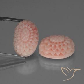 16.64ctw Naturale Rosa salmone Corallo, Taglio a fantasia, Opaco