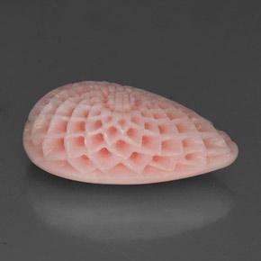 Corallo naturale rosa da 18,16 ct, forma fantasia, opaco