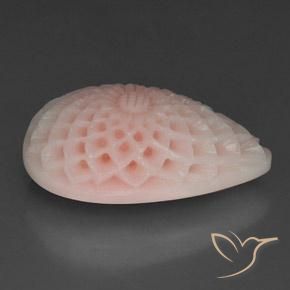 Corallo Rosa chiaro naturale da 21.17 ct, Taglio a fantasia, Opaco