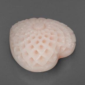 Corallo naturale rosa da 20,46 ct, forma fantasia, opaco