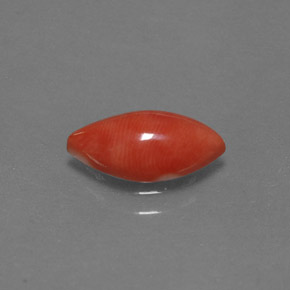 Corallo naturale rosa da 1,23 ct, marchesa, opaco