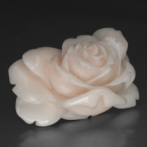 Corallo Salmone Bianco naturale da 40.97 ct, Forma fantasia, Opaco