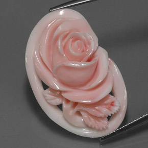 Corallo Rosa naturale da 28.77 ct, Forma fantasia, Opaco